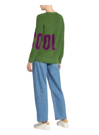 Oui Pullover Damen, Grün