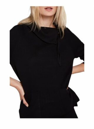 Oui Pullover Damen, Schwarz