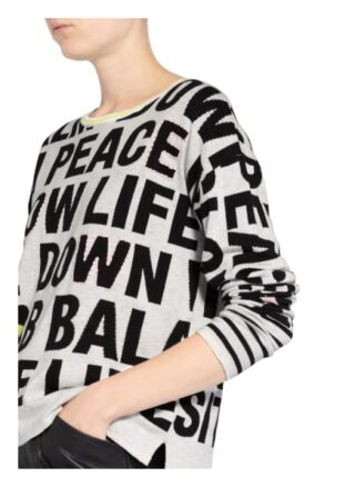 Oui Pullover Damen, Schwarz