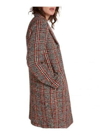 Oui Stehkragenmantel Damen, Schwarz