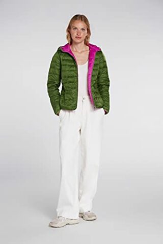 Oui Steppjacke Damen, Grün