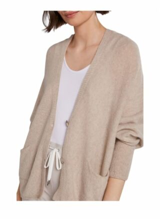 Oui Strickjacke Damen, Grau