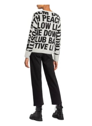 Oui Strickpullover Damen, Schwarz