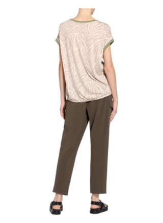 Oui T-Shirts Damen, Beige