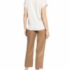 Oui T-Shirts Damen, Beige