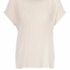 Oui T-Shirts Damen, Beige