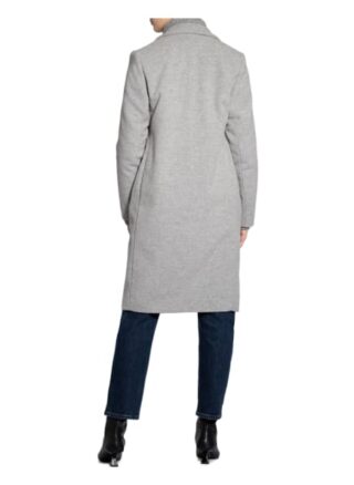Oui Wollmantel Damen, Grau