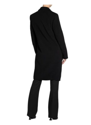 Oui Wollmantel Damen, Schwarz