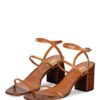 PARIS TEXAS Maria Riemchensandalen Damen, Beige