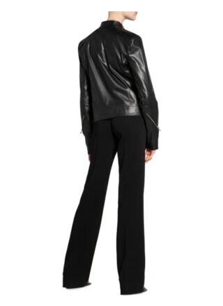 PATRIZIA PEPE Lederjacke Damen, Schwarz