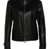 PATRIZIA PEPE Lederjacke Damen, Schwarz