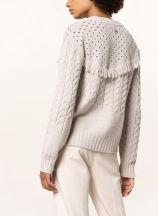 PATRIZIA PEPE Pullover Damen, Grau