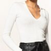 PATRIZIA PEPE Pullover Damen, Weiß