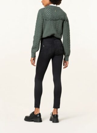 PATRIZIA PEPE Skinny Jeans Damen, Schwarz