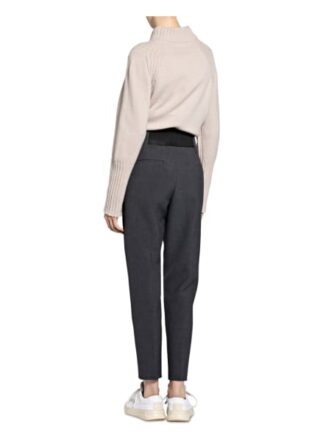 PESERICO Cigarettenhose Damen, Grau