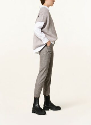 PESERICO Cigarettenhose Damen, Grau