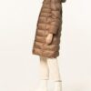 PESERICO Daunenmantel Damen, Braun