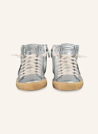 PHILIPPE MODEL Prsx Hightop-Sneaker Damen, Silber