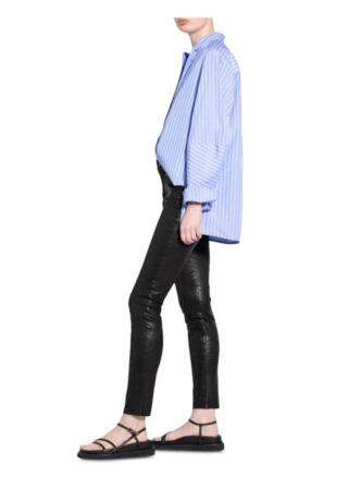 Paige Hoxton Lederhose Damen, Schwarz