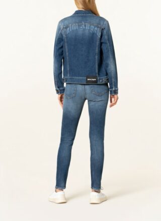 Palm Angels Jeansjacke Damen, Blau