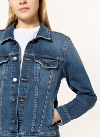 Palm Angels Jeansjacke Damen, Blau