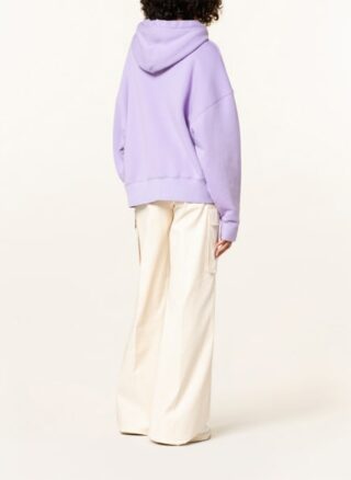 Palm Angels Oversized-Hoodie Damen, Lila