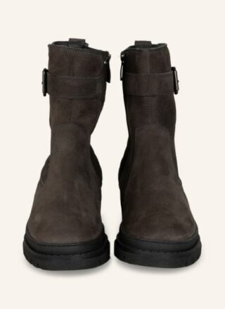 Paul Green Boots Biker Boots Damen, Grau