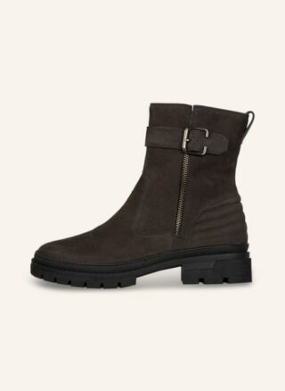 Paul Green Boots Biker Boots Damen, Grau