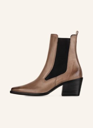 Paul Green Chelsea Boots Damen, Beige