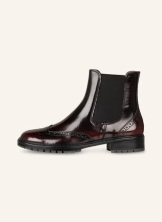 Paul Green Chelsea Boots Damen, Rot