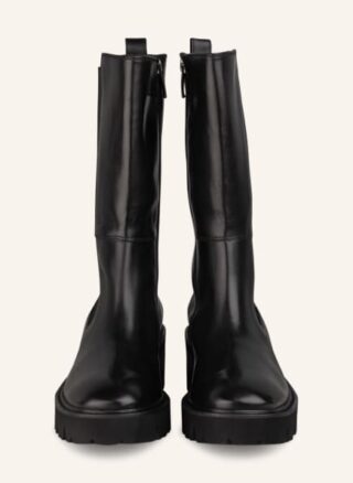 Paul Green Chelsea Boots Damen, Schwarz