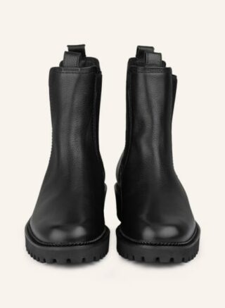 Paul Green Chelsea Boots Damen, Schwarz