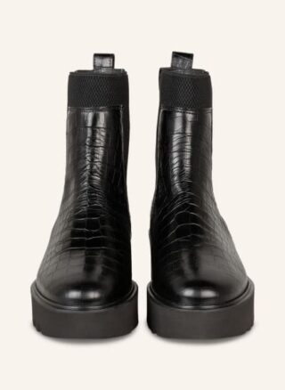 Paul Green Chelsea Boots Damen, Schwarz
