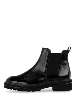 Paul Green Chelsea Boots Damen, Schwarz