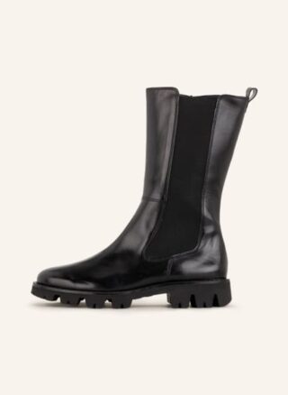 Paul Green Chelsea Boots Damen, Schwarz