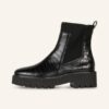 Paul Green Chelsea Boots Damen, Schwarz