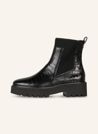 Paul Green Chelsea Boots Damen, Schwarz