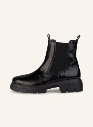Paul Green Chelsea Boots Damen, Schwarz