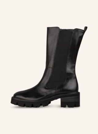 Paul Green Chelsea Boots Damen, Schwarz