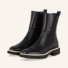 Paul Green Chelsea Boots Damen, Schwarz