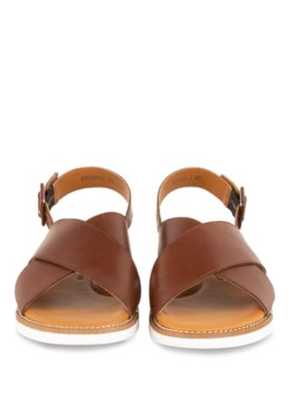 Paul Green Foulard Riemchensandalen Damen, Braun