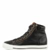 Paul Green Hightop-Sneaker Damen, Schwarz