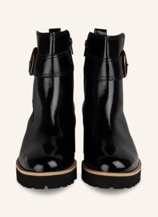 Paul Green Plateau-Boots Damen, Schwarz