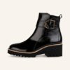 Paul Green Plateau-Boots Damen, Schwarz