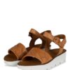Paul Green Plateau-Sandalen Damen, Braun