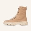 Paul Green Schnürboots Damen, Beige