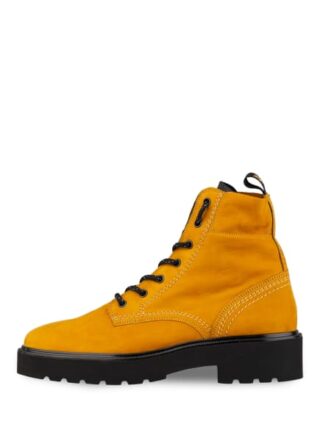Paul Green Schnürboots Damen, Gelb