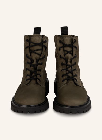 Paul Green Schnürboots Damen, Grün Paul Green Schnürboots Damen, Grün