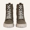 Paul Green Schnürboots Damen, Grün