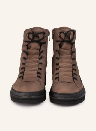 Paul Green Schnürboots Damen, Grün